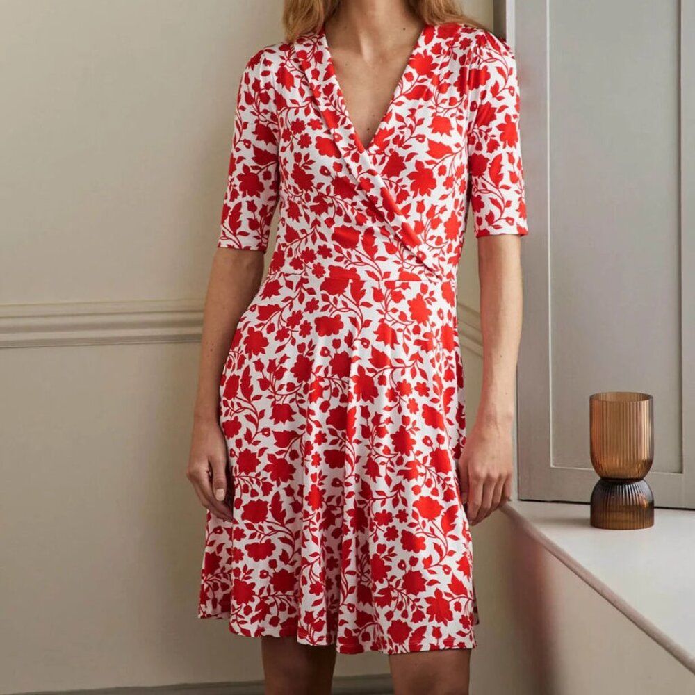 Boden Fixed Wrap Jersey Dress